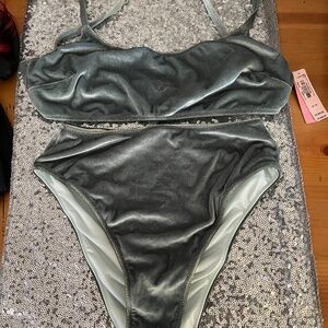 Victoria secrect bathing suit top & high waist bottom